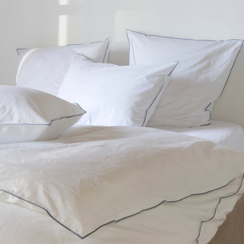 Washed Percale - Blauwe Bies